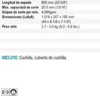 CORTASETOS INALÁMBRICO MAKITA LXT 18V 24" DUH606RF