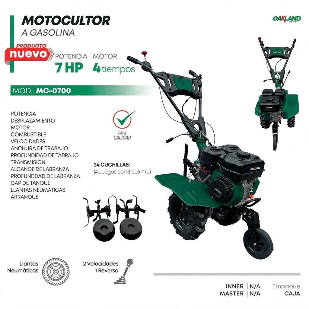 Motocultor a Gasolina MC-0700